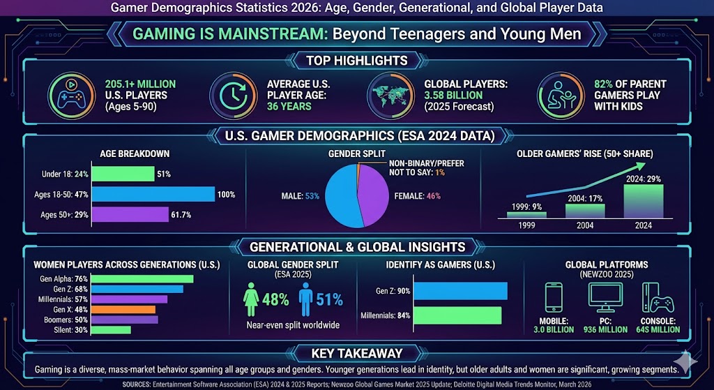 gamer demographics statistics