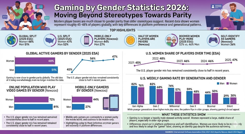 gaming by gender statistics